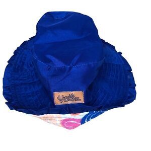 UV Skinz Child’s Reversible Sun Hat Blue and Orange Hearts